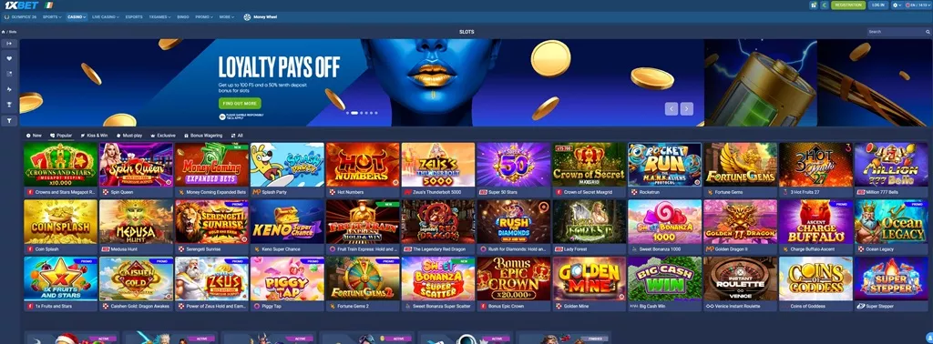 1xBet Promo Codes: Casino
