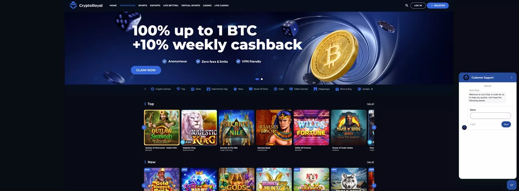 Crypto Royal Review: Customer Support