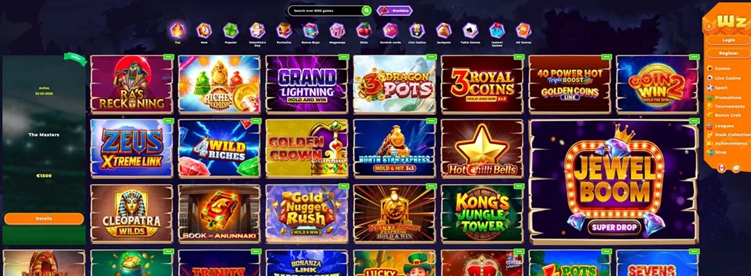 Wazamba Promo Codes: Casino