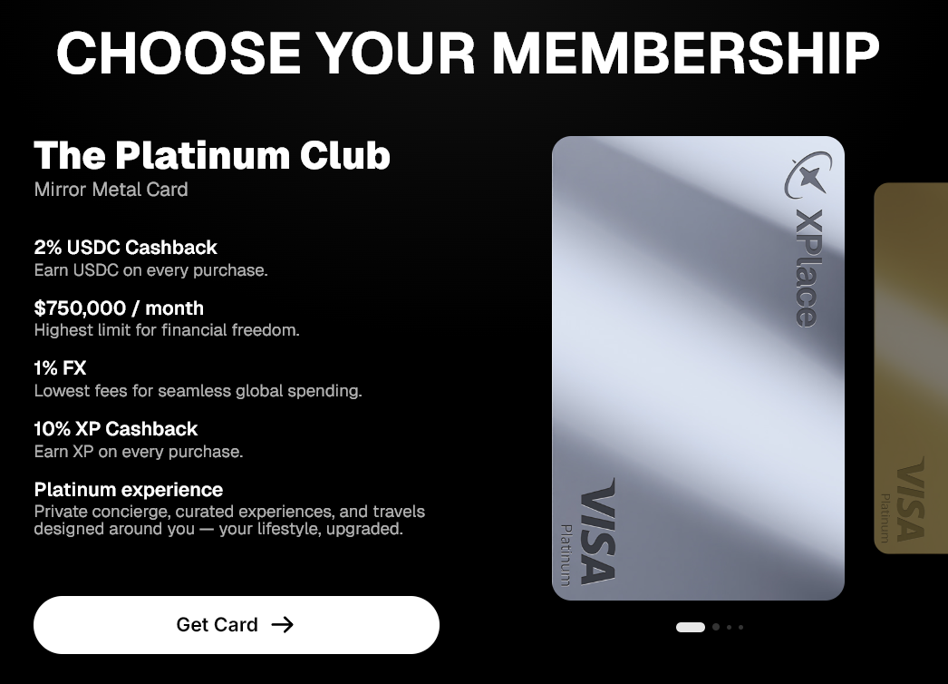 XPlace membership perks