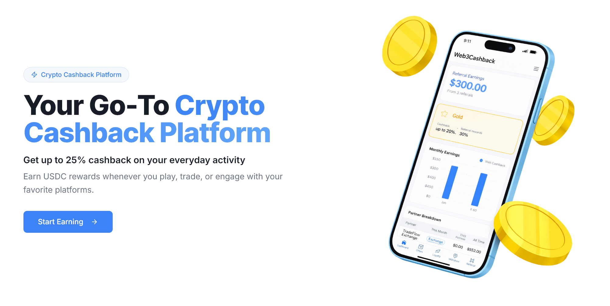 web3cashback, Your Go-To Crypto Cashback Platform