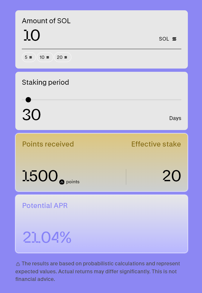 Tramplin points program