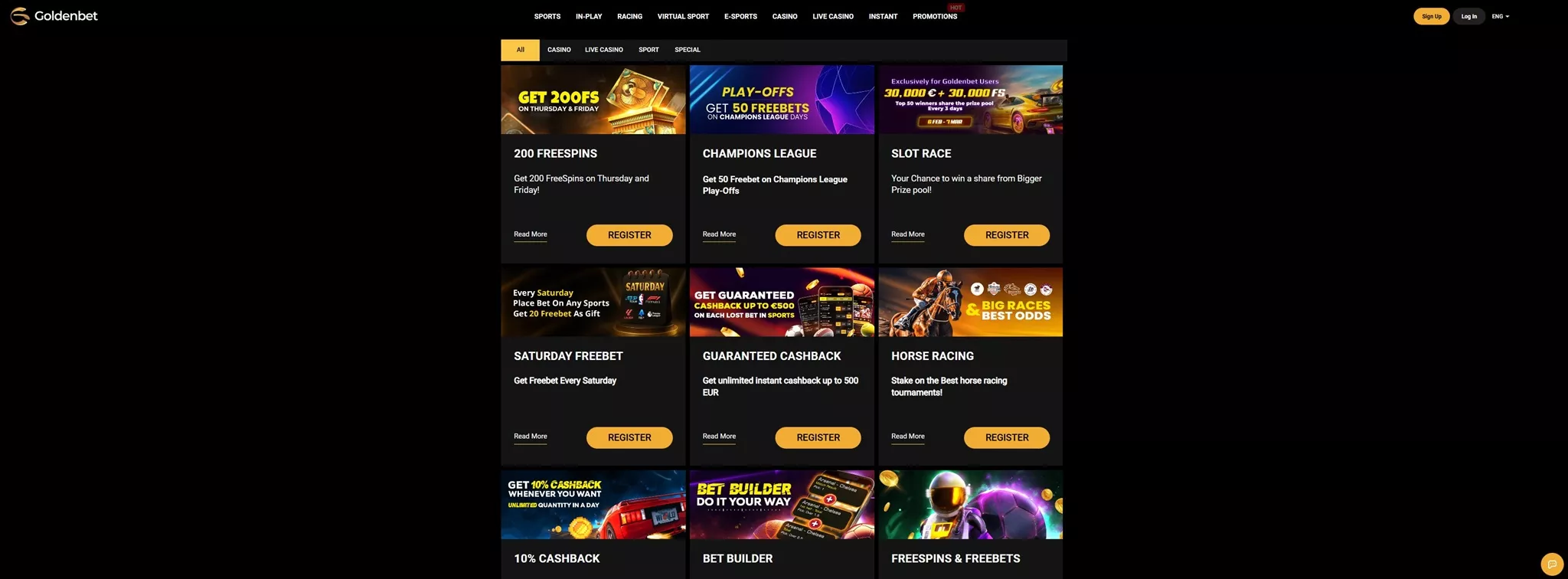 Goldenbet Review: Bonuses and Promotions