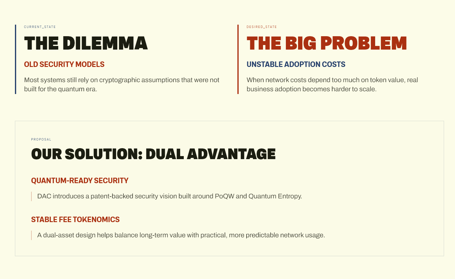 The DAC quantum solution explained