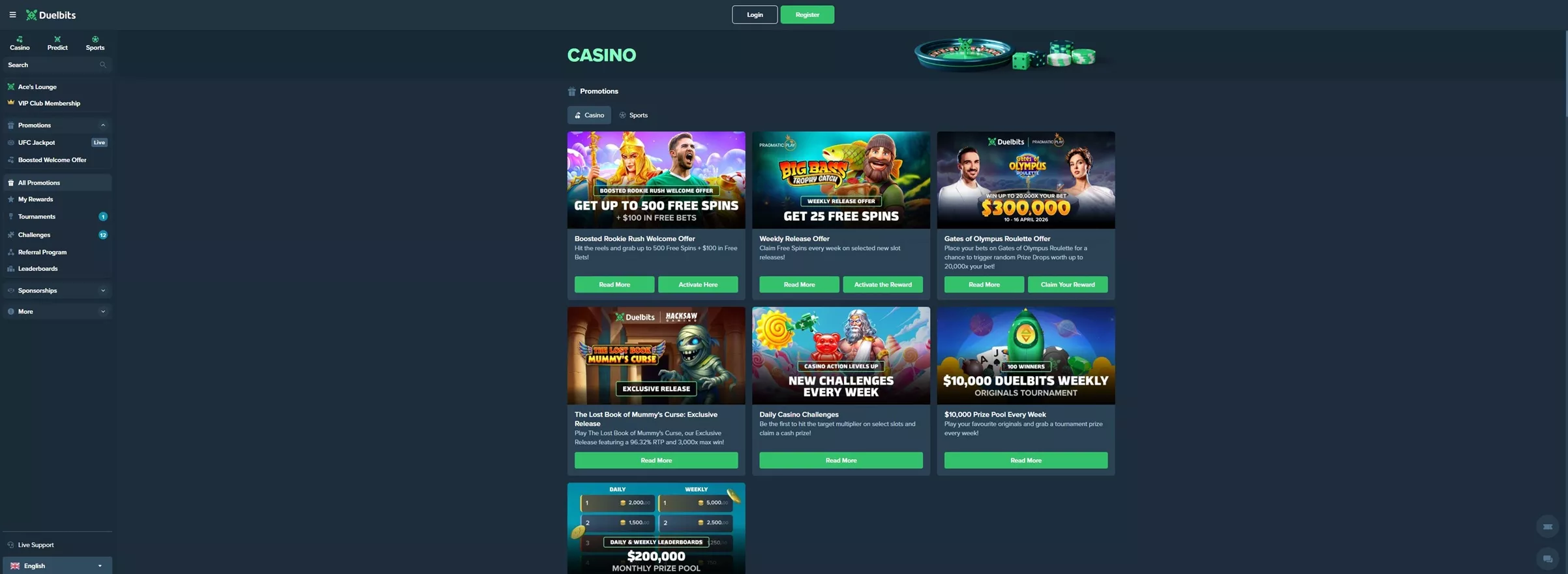 Duelbits Review: Bonuses and Promotions
