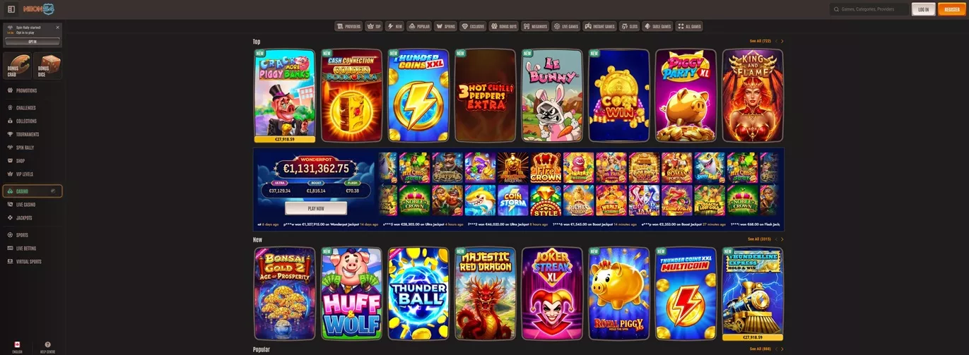 Neon54 Review: Casino