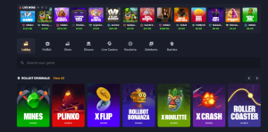 Rollbit review games screenshot