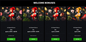 Mirax casino review welcome bonus screenshot
