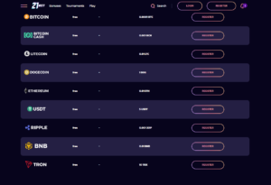 21bit casino review cashier screenshot