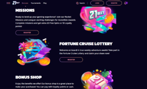 21bit casino review promotions screenshot