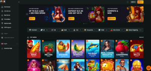 FoxSlots casino review homepage screenshot