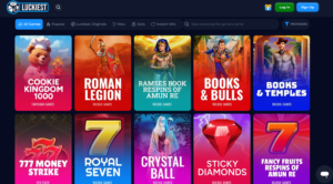 Luckiest casino review game library screenshot