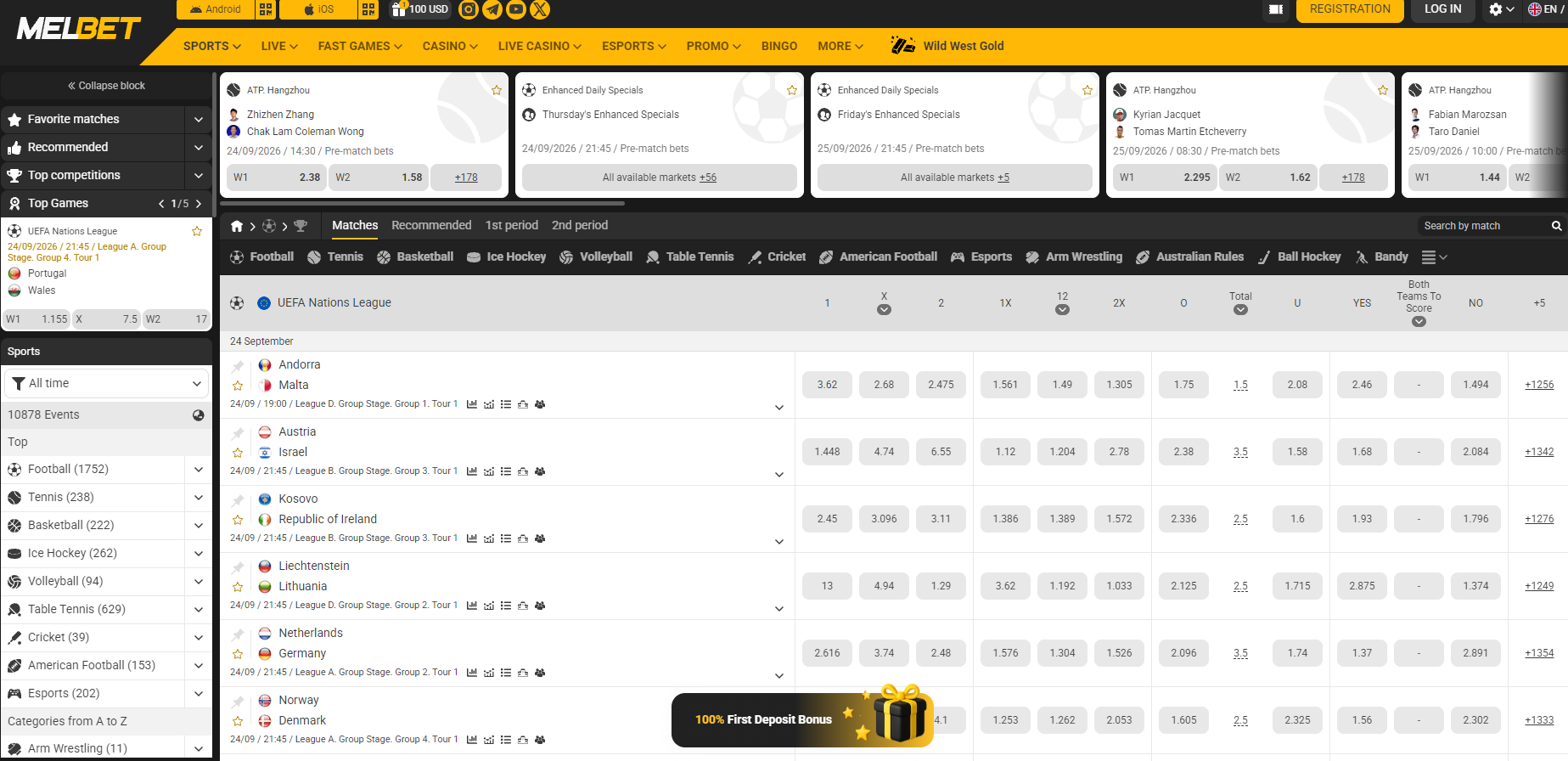 melbet sportsbook review sportsbook screenshot